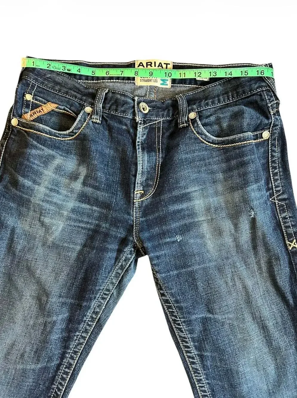 Ariat M7 Slim Fit Straight Leg Jeans, Men's Size 35x34